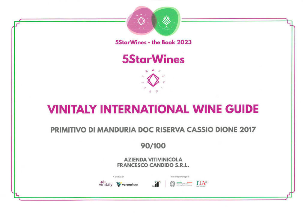 Vinitaly international wine guide 5star candido